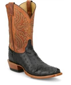 Alternative view of Ostrich Skin Boots Mac 11" Full Quill Ostrich