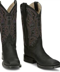 Ostrich skin boots